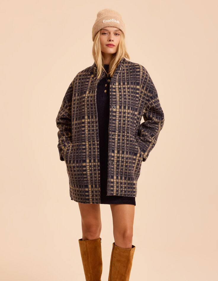 Marine jurk ribfluweeltricot I.Code-7