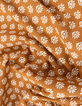 Camelbraunes Kleid mit Blumenprint, Herz I.Code-7