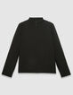 Schwarze Herren-Speppjacke Stehkragen-8