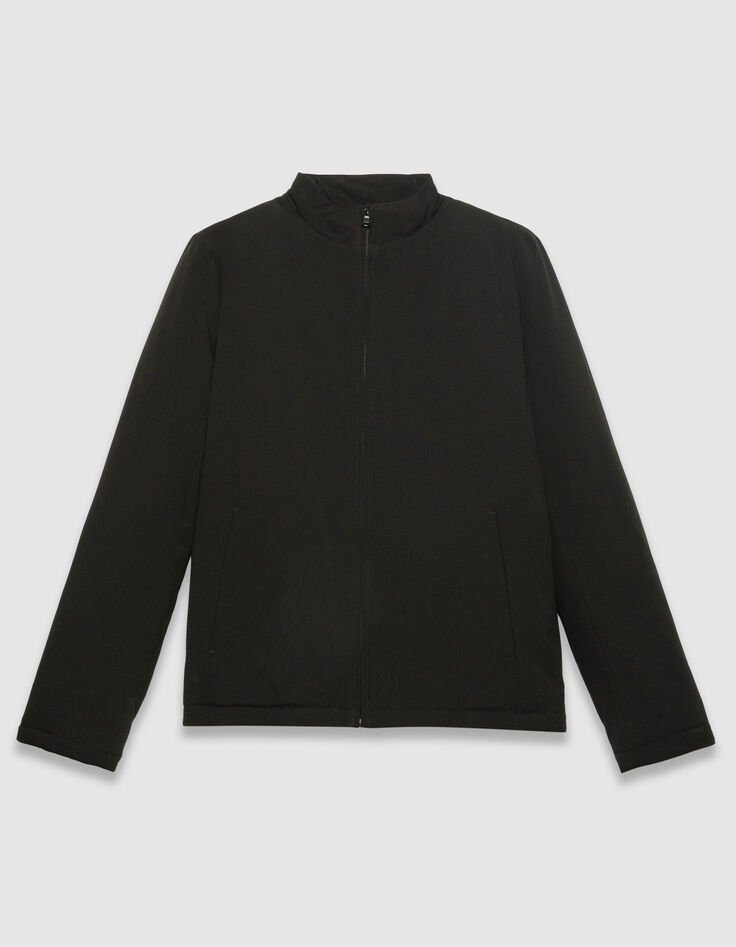 Schwarze Herren-Speppjacke Stehkragen-8