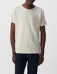 Wei&szlig;es Herren-T-Shirt L&lsquo;Essentiel mit Rundhalsausschnitt-1