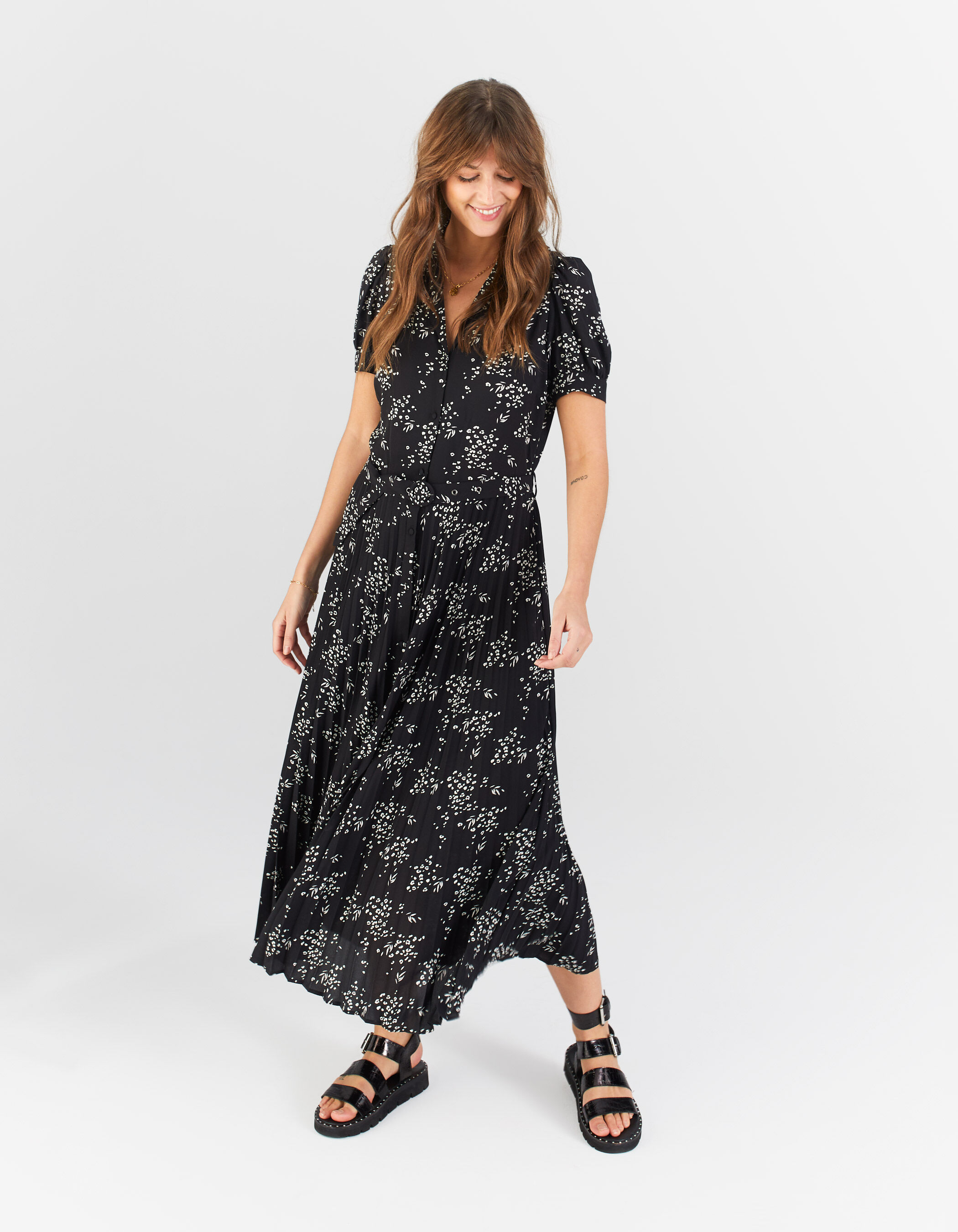 Robe floral store longue
