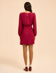Roze jurk lange mouwen opzij te knopen I.Code-4
