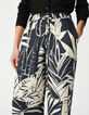 Marinefarbene Maxi-Hose mit weitem Bein f&uuml;r Damen-6