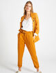 Pantalon curcuma paper-bag en lin I.Code-1