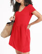 I.Code poppy dress with waist seaming-1