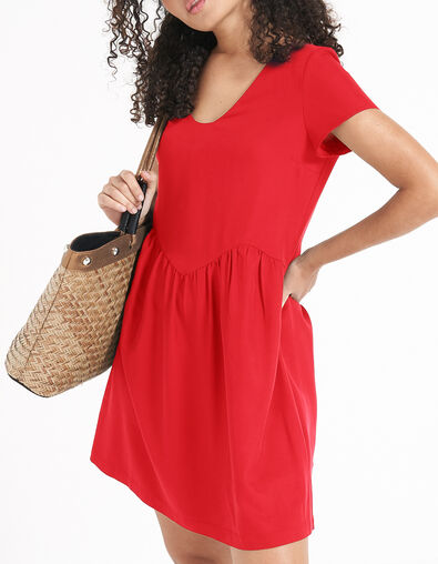 I.Code poppy dress with waist seaming
