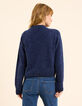 Cárdigan azul marino punto broche extraíble I.Code-5
