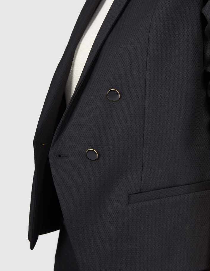 Veste de costume noir jacquard I.Code - I.CODE