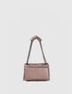 Damentasche THE 1 glitter aus Metallic-Leder in Copper-3