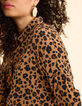I.Code leopard print shirt-5
