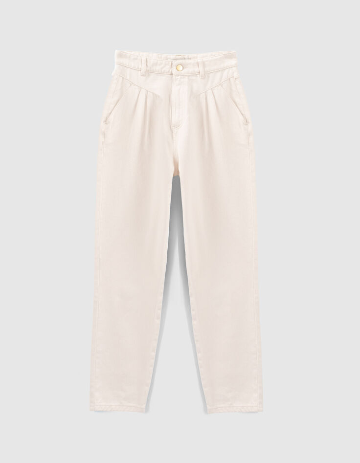 Cremewei&szlig;e Slouchy-Jeans I.Code-6