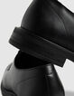 Schwarzes Leder Derbies Herren-6