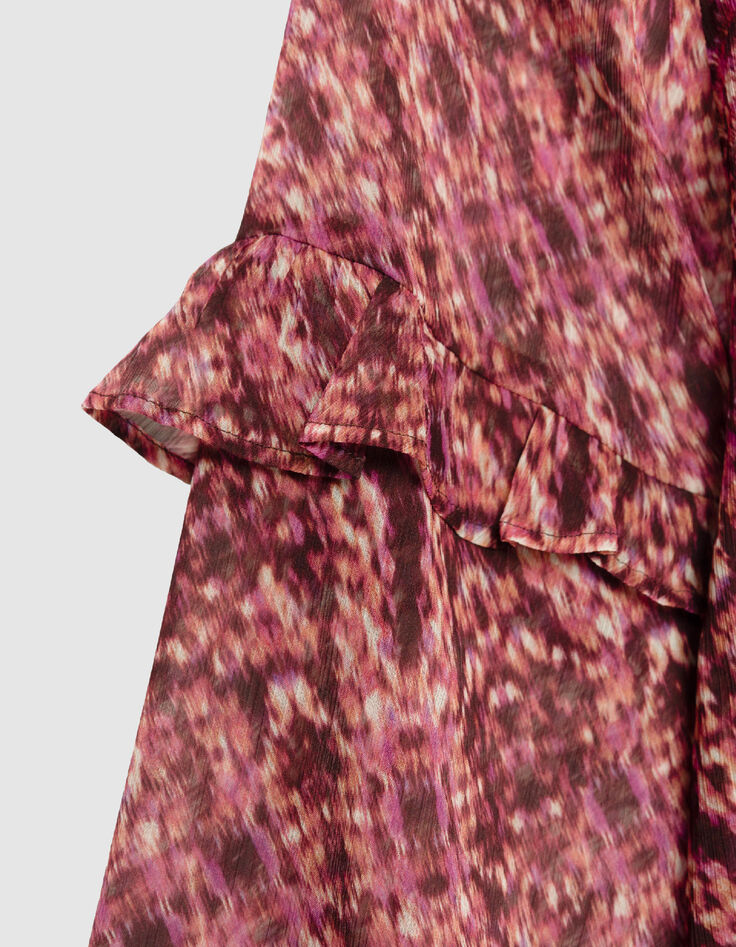 Rosa Bluse mit Tiermotiv f&uuml;r Damen-8