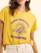 T-shirt jaune message visuel transat I.Code-6
