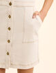 Robe en jean écru surpiqûres ocre I.Code-7