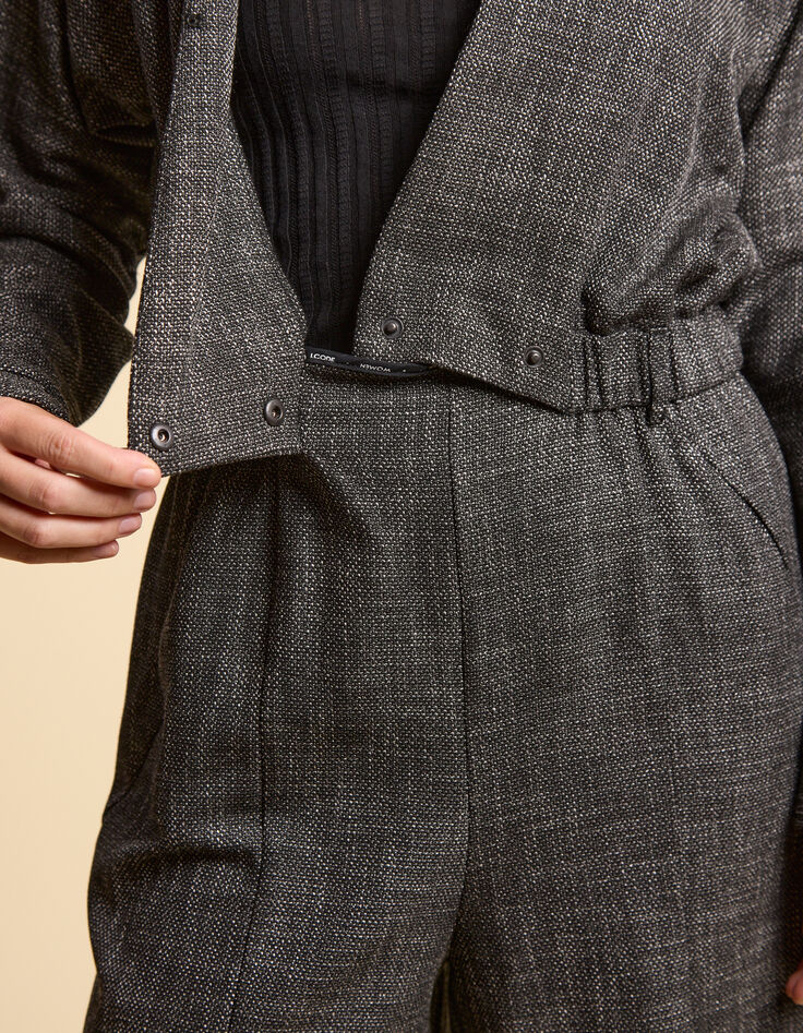 Combishort anthrazit faux-uni  I.Code-5
