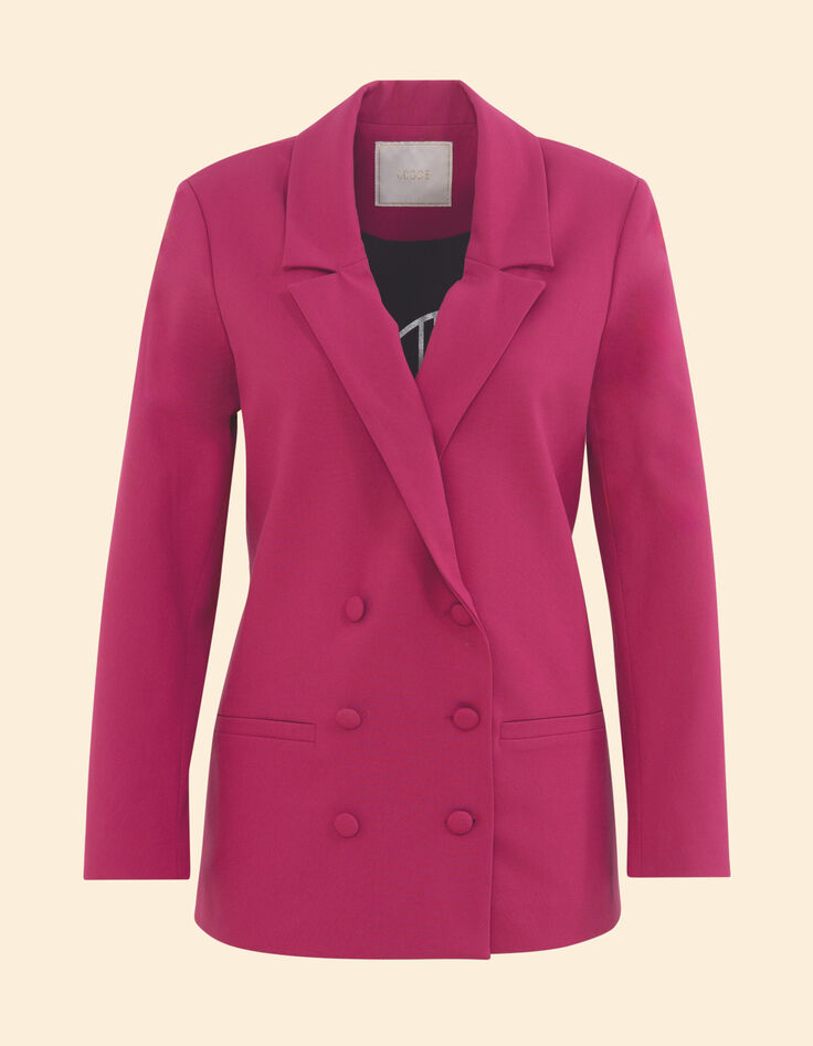 Lila zweireihige Anzugjacke I.Code-5