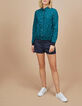 Camisa duck green estampado letras I.Code-6