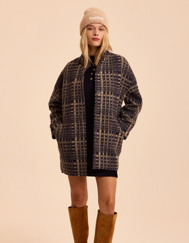 I.Code navy corduroy dress-7