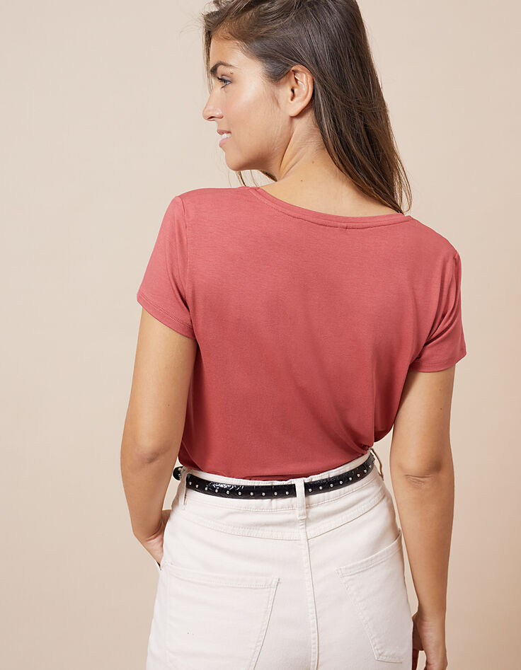 T-Shirt Blossom mit Landschaftsmotiv I.Code-3