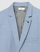 Hellblaue Faux-Uni-Anzugjacke TRAVEL SUIT Herren-6