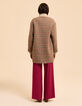 Abrigo camel cuadros I.Code-4