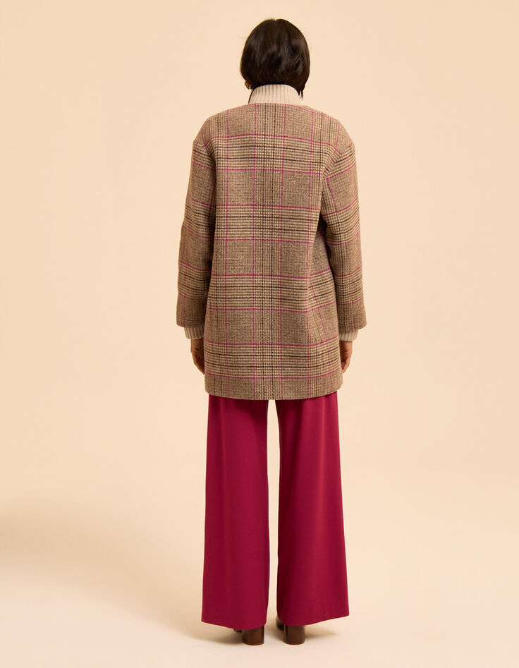 Abrigo camel cuadros I.Code-4