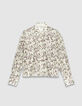 Gr&uuml;nes Damen Tarnmuster Shirt mit Stickerei aus Pailletten-7