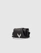 Die 111 Romy Tasche schwarz Leder metalleries silber Damen-4