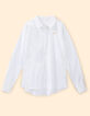 Off-white  shirt met geborduurd hartje I.Code-5