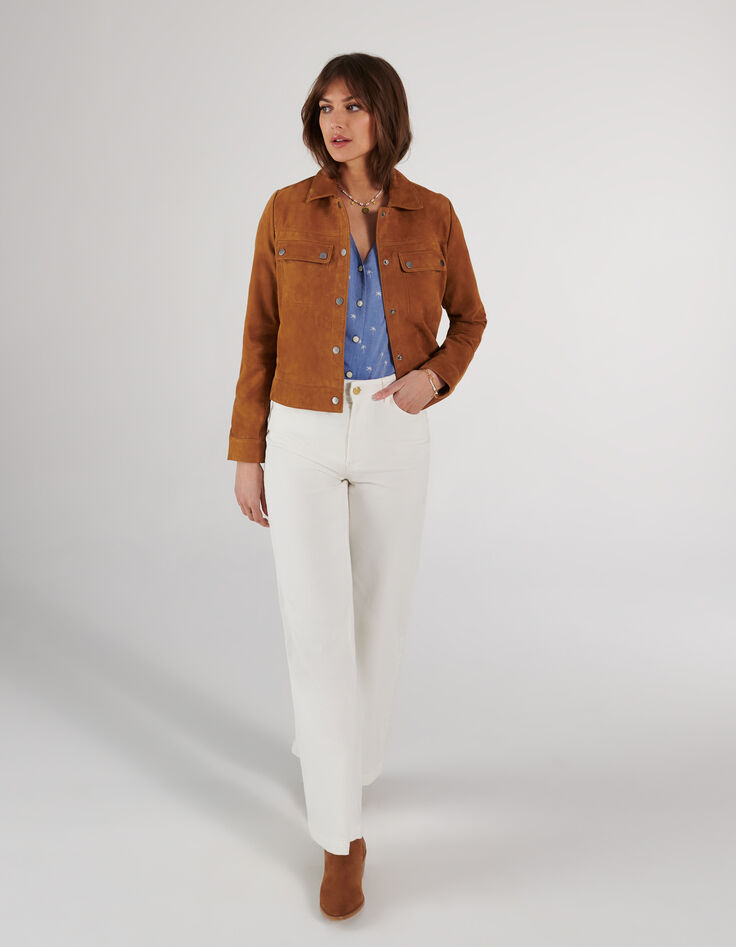 I.Code fawn suede jacket-7 I.Code fawn suede jacket-7