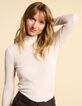 Schwarzes T-Shirt mit Kaminkragen I.Code-6