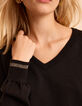 Pull noir tricot fin I.Code-5