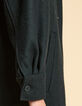 I.Code midnight green overcoat-6