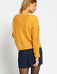 Gelbe Strickjacke I.Code-3
