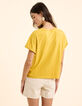 T-shirt jaune message visuel transat I.Code-4