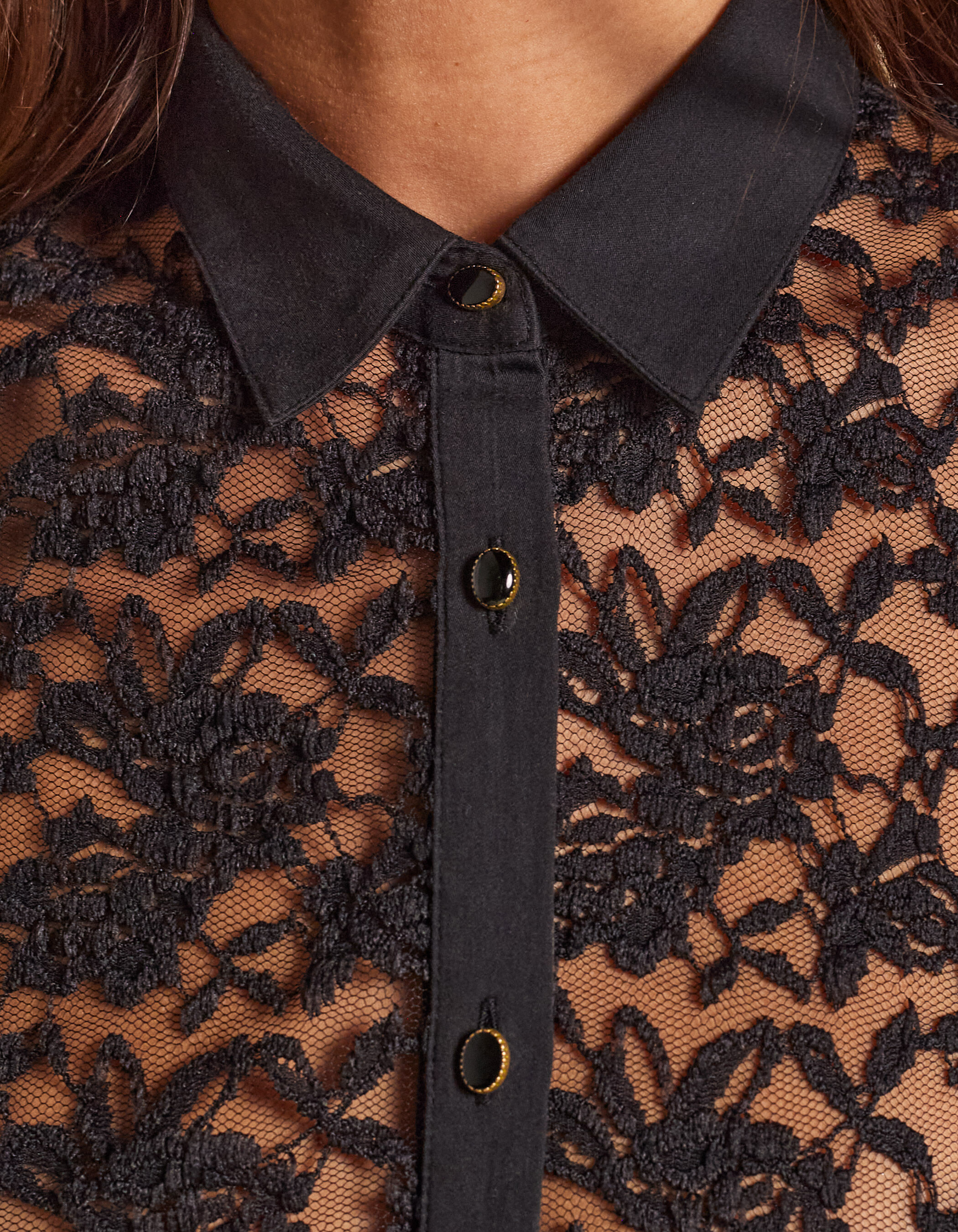 限定値下 Time is on BALFAS LACE O/C SHIRT Field Off Shoulder Lace Top – SEESTARZ