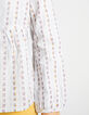 Top blanco roto rayas de colores-5