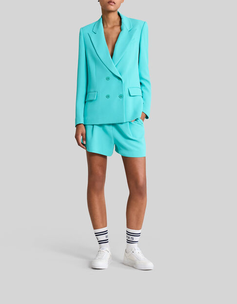 Azurblauer Oversize-Damenblazer - IKKS