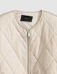 Sous-doudoune beige oversize Femme-7