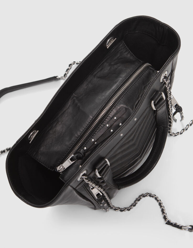 Die Tasche 1440 schwarz Leder Gr&ouml;&szlig;e M Damen-5