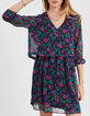 Vestido frambuesa estampado floral color I.Code-1