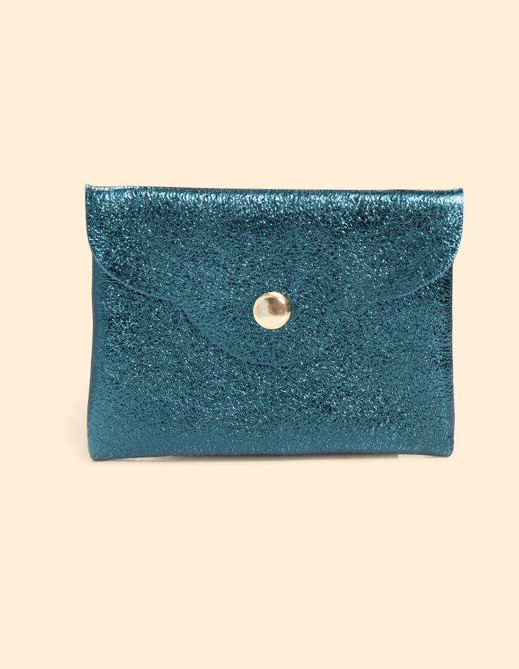 Groen geïriseerd leren mini clutch tasje I.Code-2