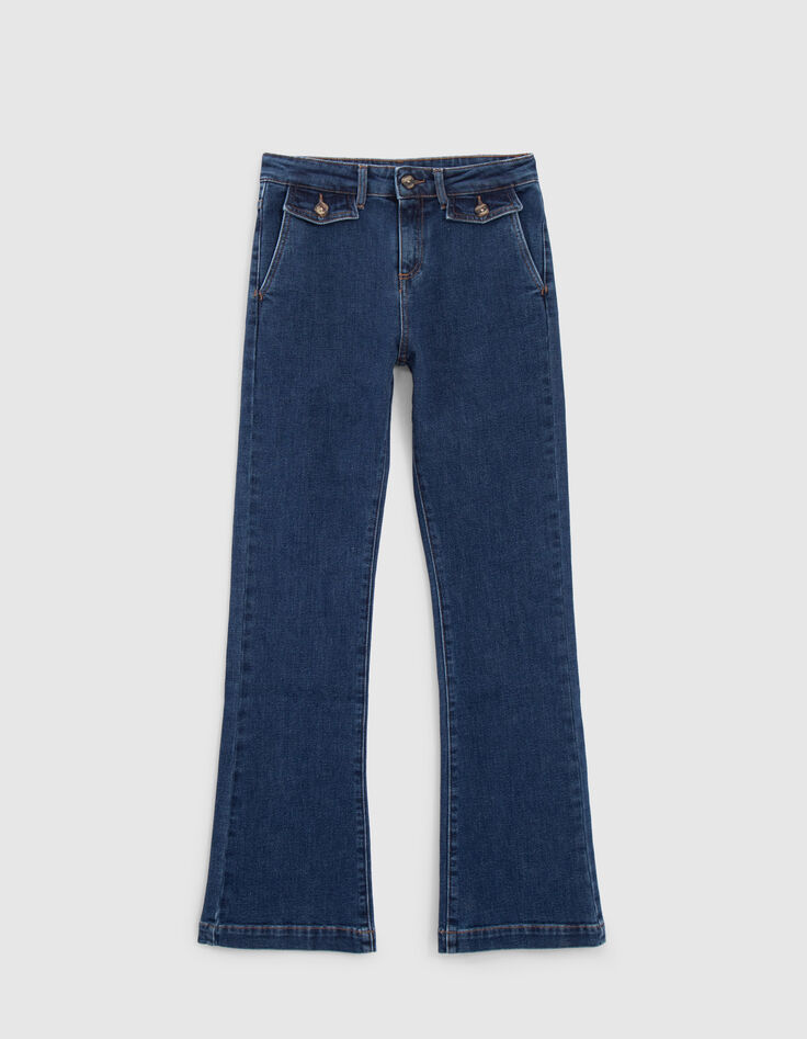 Blaue Flare-Jeans I.Code-3