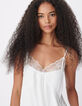Wei&szlig;es Camisole-Top mit Spitze f&uuml;r Damen-5