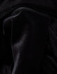 I.Code black panne velvet blouse-8