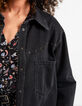 Sobrecamisa vaquera negra con tachuelas I.Code -5