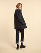 I.Code navy check coat-4