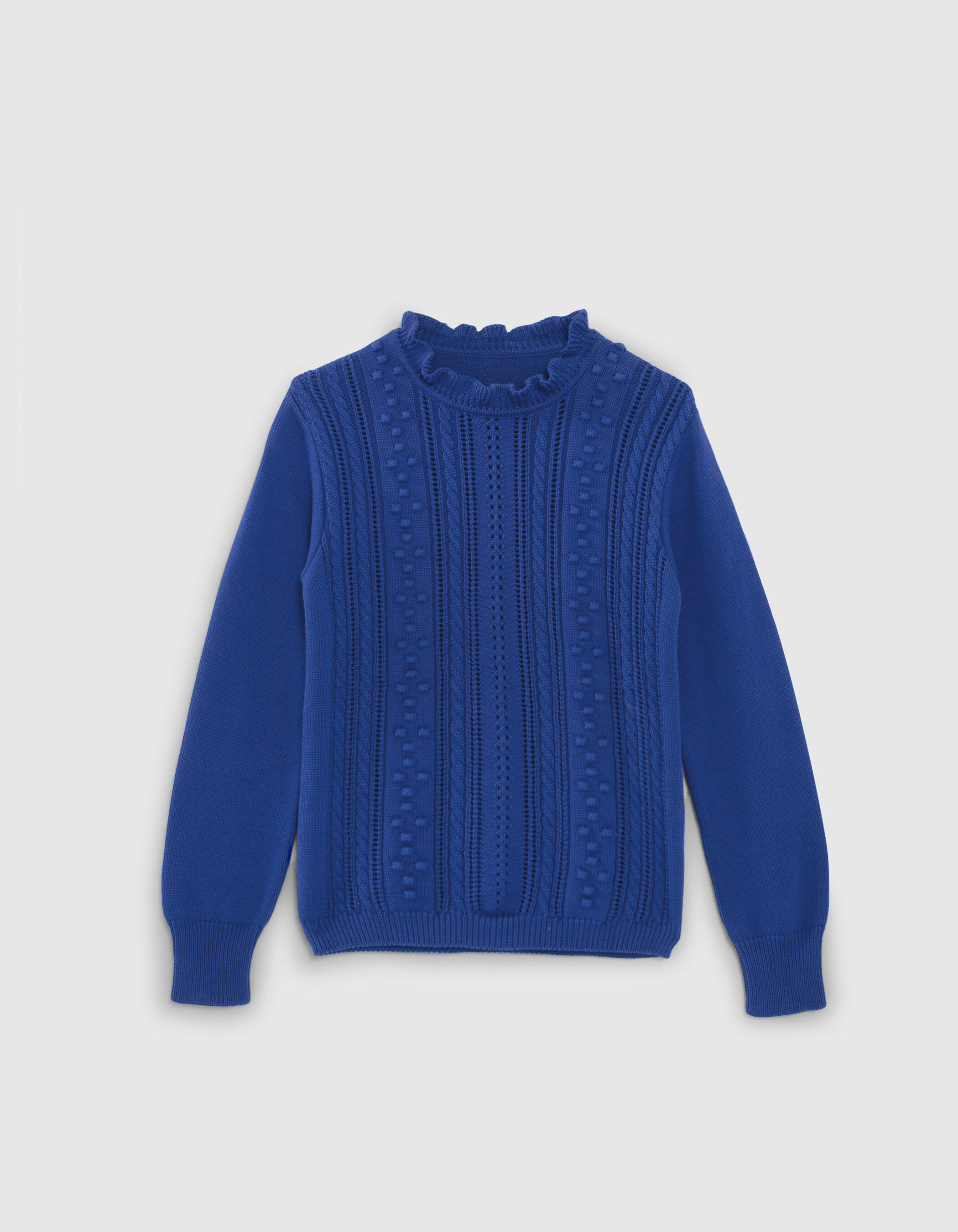Electric blue sweater top